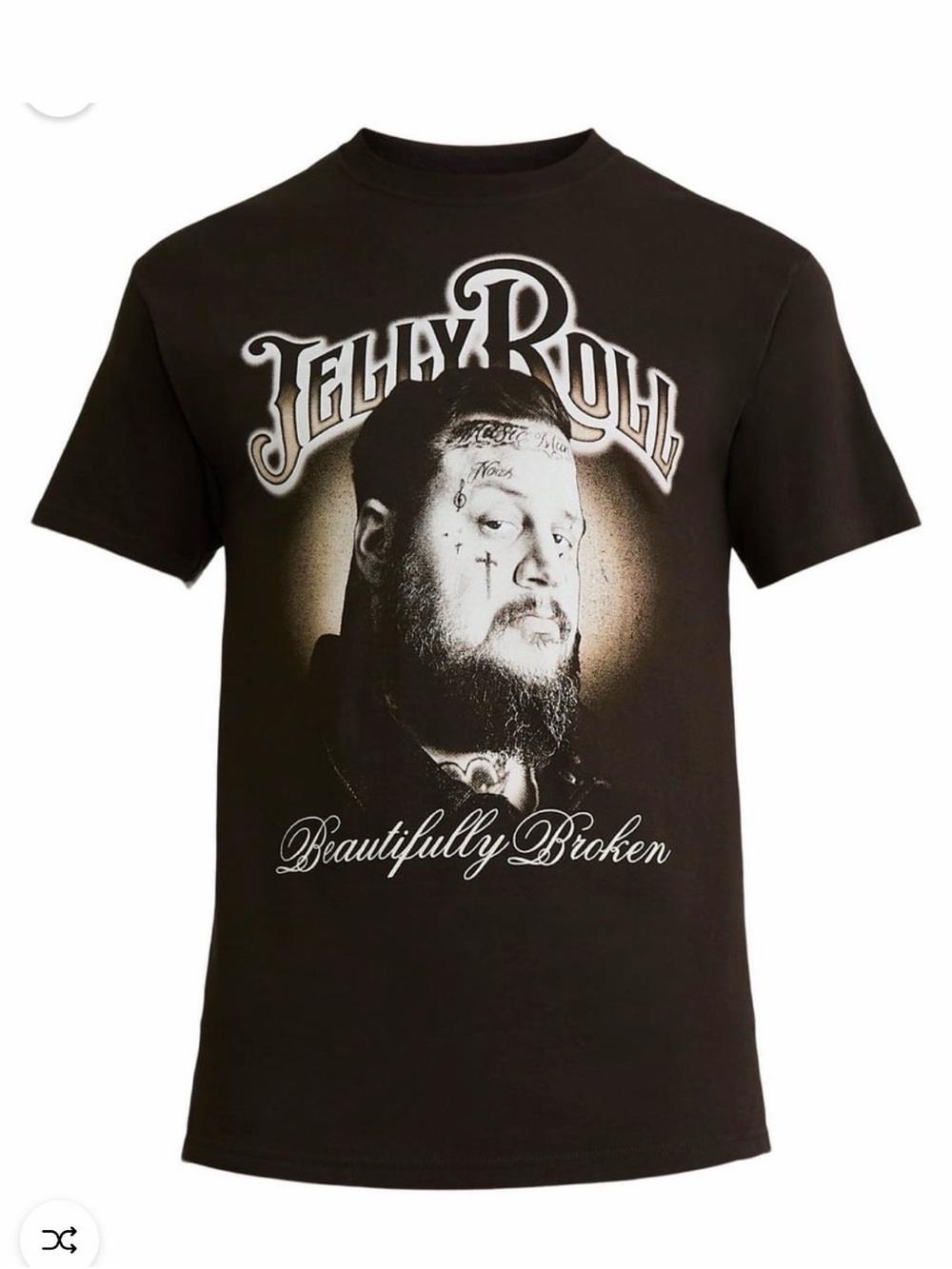 "Beautifully Broken" Black Graphic Tee